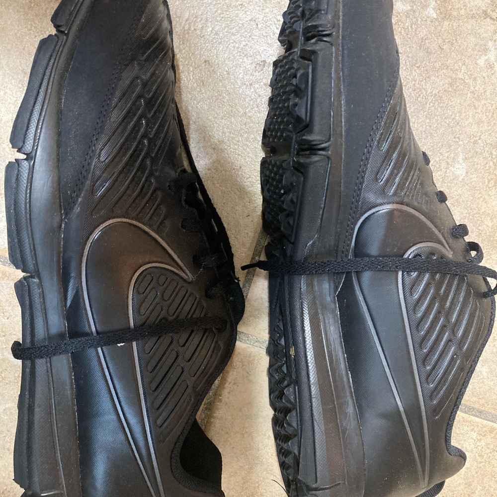 Black/Black Nike Mens Golf Shoes